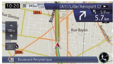PIONEER AVIC-F950BT - Touchez le type que vous souhaitez définir. - 1