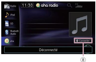 PIONEER AVIC-F950BT - Utilisation des touches de l'écran tactile - 2
