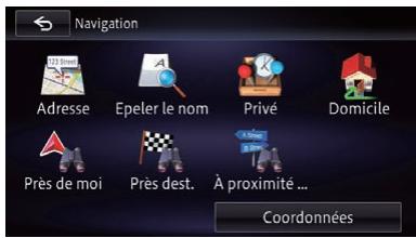 PIONEER AVIC-F950BT - Touchez [Adresse]. - 1