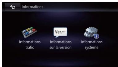 PIONEER AVIC-F950BT - Menu Informations - 1