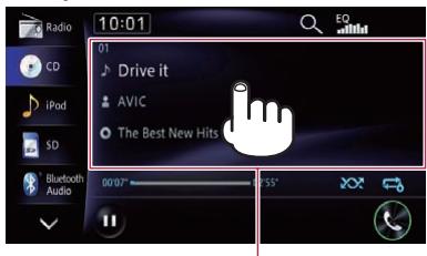 PIONEER AVIC-F950BT - Exampie : CD - 1