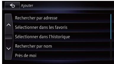 PIONEER AVIC-F950BT - Recherche d'un emplacement. - 1