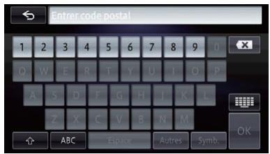PIONEER AVIC-F950BT - Trouver la destination en précisant le code postal - 1