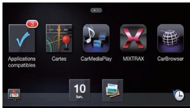PIONEER AVIC-F950BT - Touchez [Apps]. - 1