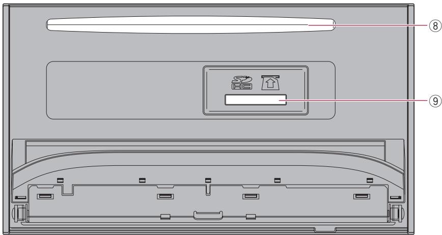 PIONEER AVIC-F950BT - AVIC-F50BT (avec le panneau LCD ouvert) - 1