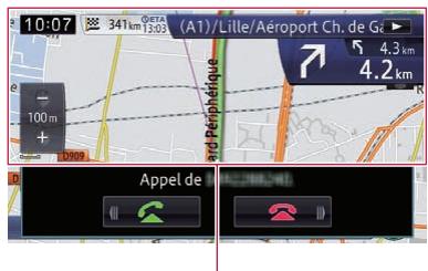 PIONEER AVIC-F950BT - - Recevoir un appel - 1