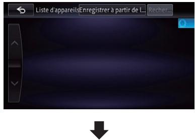 PIONEER AVIC-F950BT - Attendez que votre périphérique Bluetooth apparaisse dans la liste. - 1