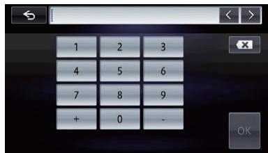 PIONEER AVIC-F950BT - Touchez les touches numériques pour saisir le numero de téléphone. - 1