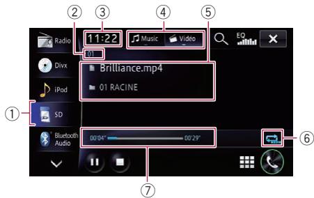 PIONEER AVIC-F950BT - Lecture de I'ecran - 1