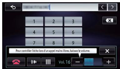 PIONEER AVIC-F950BT - Touchez pourmettre fin à l'appeL. - 1