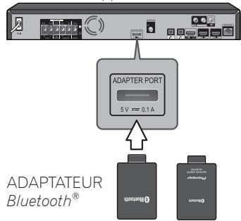 PIONEER BCS-222 - Raccordement de l'ADAPTATEUR Bluetooth® optionnel - 1
