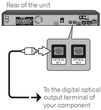 PIONEER BCS-222 - OPTICAL IN 1/2 connection - 1