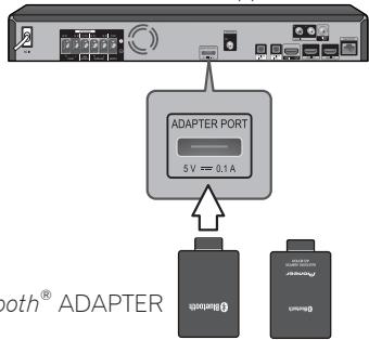 PIONEER BCS-222 - Aansluten van optionele Bluetooth® ADAPTER - 1
