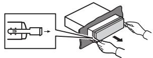 PIONEER DEH-1600UB - Removing the unit - 2