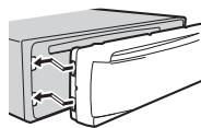 PIONEER DEH-1900UB - Abnehmen des Bedienfelds - 3