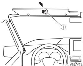 PIONEER DEH-S5000BT - Installeren op de zonneklep - 2