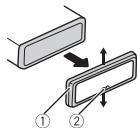 PIONEER DEH-X6600DAB - Extracción de la unidad - 1