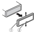 PIONEER DEH-X6600DAB - Retrait de l'appareil - 1
