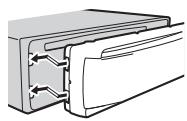 PIONEER DEH-X7800DAB - Rimozione del frontalino - 3