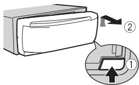 PIONEER DEH-X7800DAB - Extracción del frontal - 1