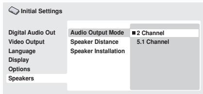 PIONEER DV-600 AV - Audio Output Mode - 1