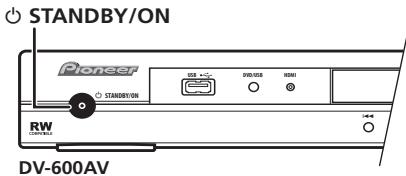 PIONEER DV-600 AV - Accensione - 1
