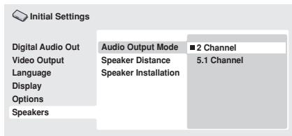 PIONEER DV-600 AV - Audio Output Mode - 1