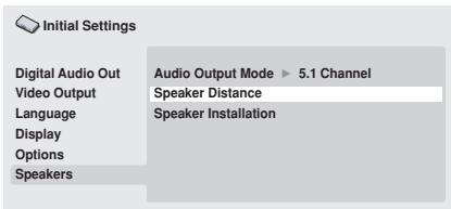 PIONEER DV-600 AV - Speaker Distance - 1