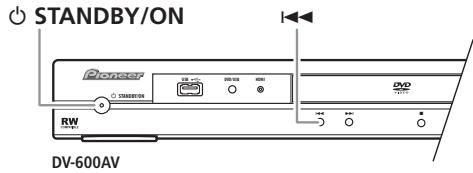 PIONEER DV-600 AV - De uitvoerresolutie terugzetten op de standaardinstelling met HDMI-verbinding - 1