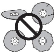 PIONEER DV-600 AV - Beschadigde discs en discs met een afwijkende vorm - 1