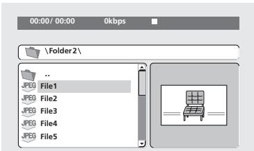 PIONEER DV-600 AV - Durchsuchen von WMA-, MP3-, MPEG-4 AAC-, DivX-Video-, WMV- und JPEG-Dateien mit dem Disc Navigator - 2