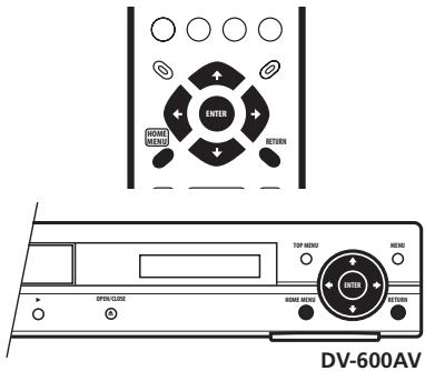 PIONEER DV-600 AV - Gebrauch der Bildschirmmenü - 1