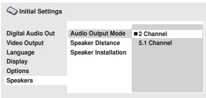 PIONEER DV-600 AV - Audio Output Mode - 1