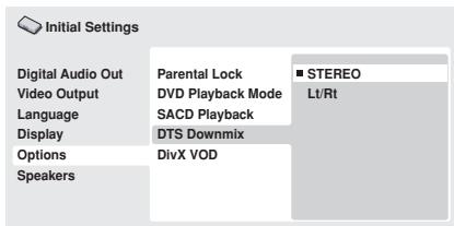 PIONEER DV-600 AV - DTS Downmix - 1
