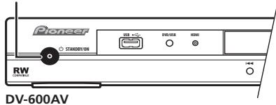 PIONEER DV-600 AV - Encendido - 1