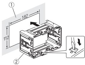 PIONEER FH-460UI - YctaHOBKa C KpoHHTeHOM - 1