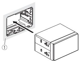 PIONEER FH-460UI - Installation mit Halterung - 2