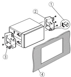 PIONEER FH-460UI - YCTAHOBKa C NOMOuBIOpe3b60BbIX OTBepCTnHa6OKOBbIX NaHeJx YCTpoIcTBA - 2