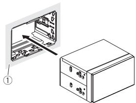 PIONEER FH-460UI - Installee het toestel. - 1