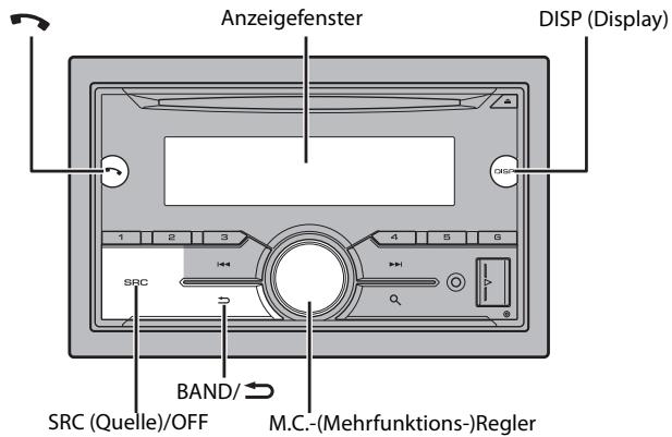 PIONEER FH-X730BT - Grundlagen der Bedienung - 1