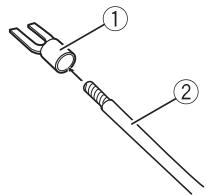 PIONEER GM-A6604 - Connexion des bornes de sortie des haut-parleurs - 2