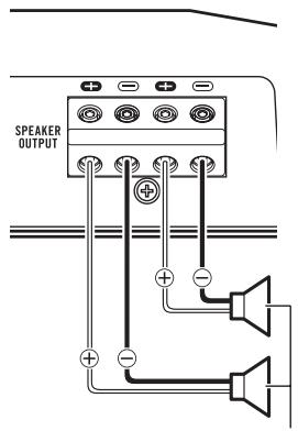 PIONEER GM-D9601 - Collegamento a due altoparlanti - 1