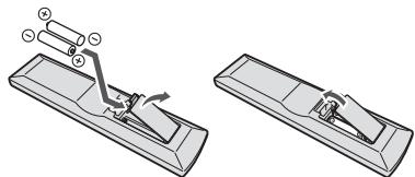 PIONEER HTP072 - Instalación de las pilas - 1