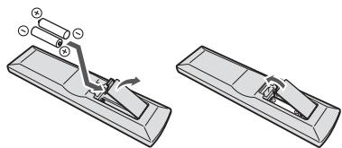 PIONEER HTP072 - Chargement des piles - 1