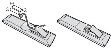 PIONEER HTP072 - Installazione delle batterie - 1