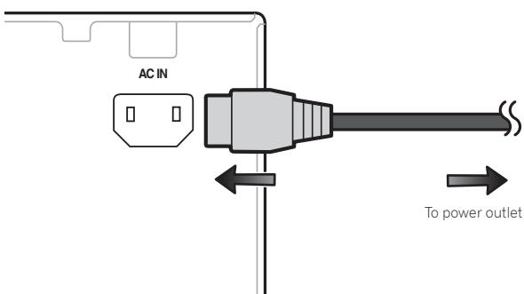 PIONEER HTP072 - Plugging the receiver - 1