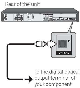 PIONEER MCS-434 - OPTICAL IN connection - 1