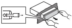 PIONEER MVH-160UI - Removing the unit - 2