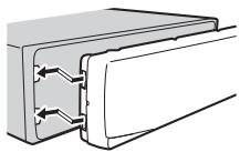 PIONEER MVH-170UI,  MVH-170 UI - Extracción del frontal - 3