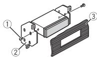 PIONEER MVH-170UI,  MVH-170 UI - Sopporté DIN trasero - 2